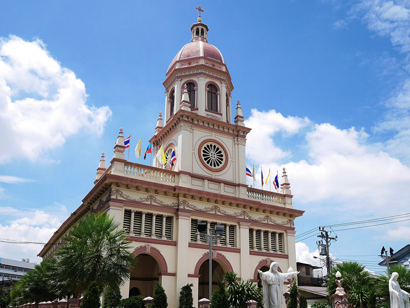 ท่องเที่ยวริมฝั่งแม่น้ำเจ้าพระยา วัดซางตาครู้ส กุฎีจีน ( Santa Cruz Church ) กุฎีจีน | กรุงเทพ 1747495278Sayhithailand01.jpg