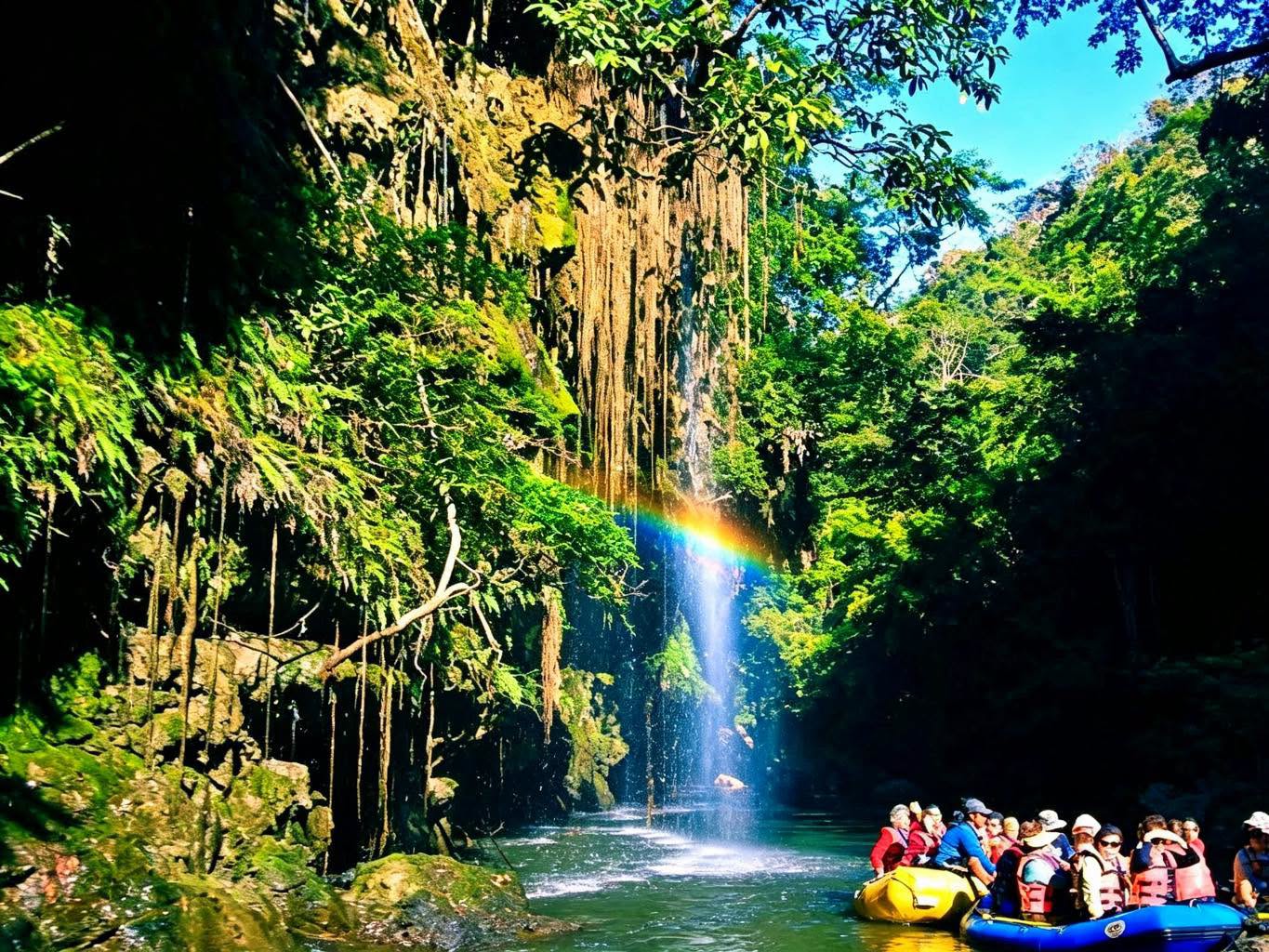 Thi Lo Cho Waterfall (also known as "Rainfall Waterfall") | Tak